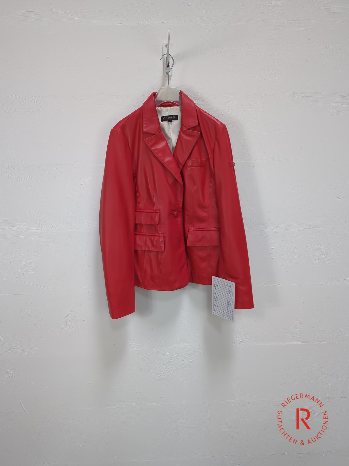 DAMEN LEDERBLAZER GRÖSSE 38